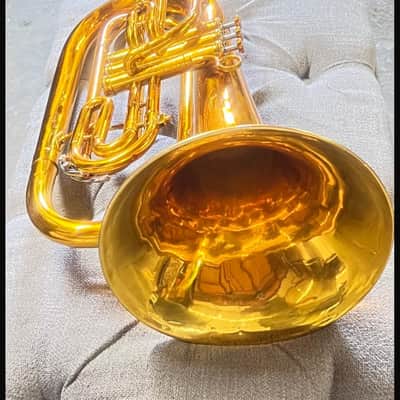 King 1124 Marching Baritone Horn - Complete overhaul and re-laccquer image 2