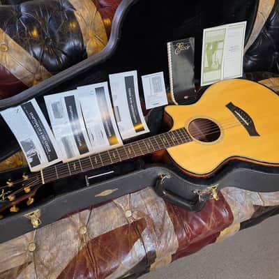Taylor K-14 CE Koa AAAAA Flame Hawaiian Koa K14 K14ce GA Grand Auditorium Acoustic Guitar image 23