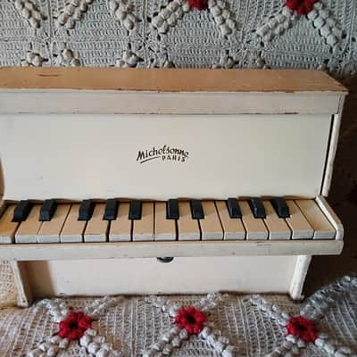 chromatic toy piano Michelsonne Paris 25 keys wooden hammers ! image 1