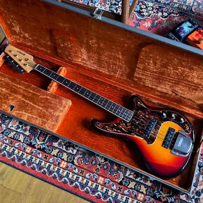 Yamaha SB-55 Bass 1975 Sunburst – Documented MIJ Vintage w/ Original Case & Papers image 21