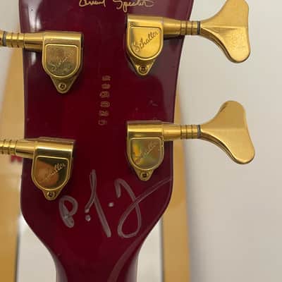 Spector NS-4CR owned by PJ Farley , Trixter, Fozzy, etc ? - Red wine quilted image 13