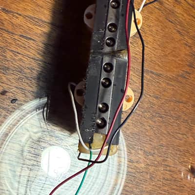 Vintage DiMarzio P/J Pickup set 1980 - Cream image 8