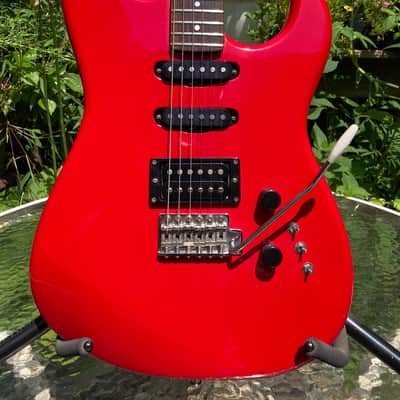 Vintage 1986 Squier by Fender Contemporary Stratocaster Made in Japan Torino Red image 4