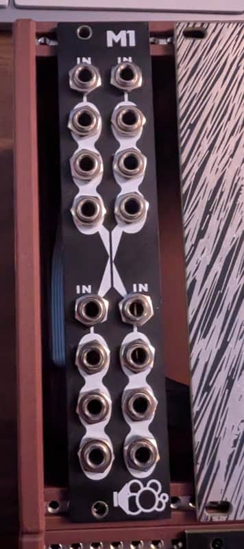 Bubblesound M1 buffered multiple 4-channel eurorack module mult splitter powered image 1