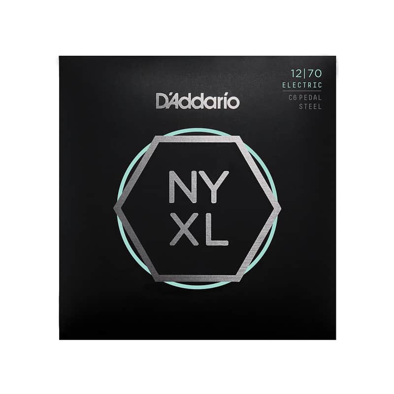 D'Addario NYXL1270PS Nickel Wound C6 Pedal Steel Guitar Strings, Regular, 12-70 image 1