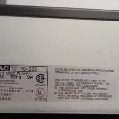 Teac PD-555 CD Player - With Remote -Tested - Works - See Video - Read image 13