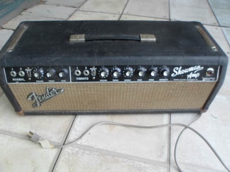 Fender Showman Tube Amplifier Head Serviced 1964 image 1