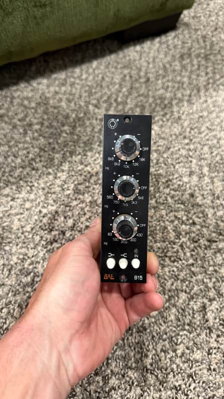 BAE B15 3-Band 500 Series Equalizer Module 2010s - Blue image 1