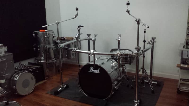 Gibraltar GCS-450C Chrome Series 4-Post Curved Drum Rack image 2