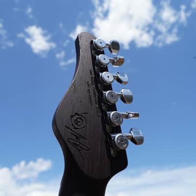 Schecter USA CUSTOM SHOP Nick Johnston SSS Wembley Teal Green Aged Nitro - w/ Case (2024) image 6