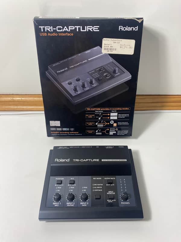 Roland UA-33 Tri-Capture Compact Audio Interface 2010s - Black image 1