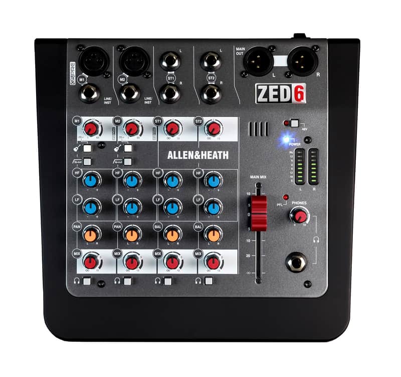 Allen & Heath ZED-6 Compact 6-Input Mixer image 1