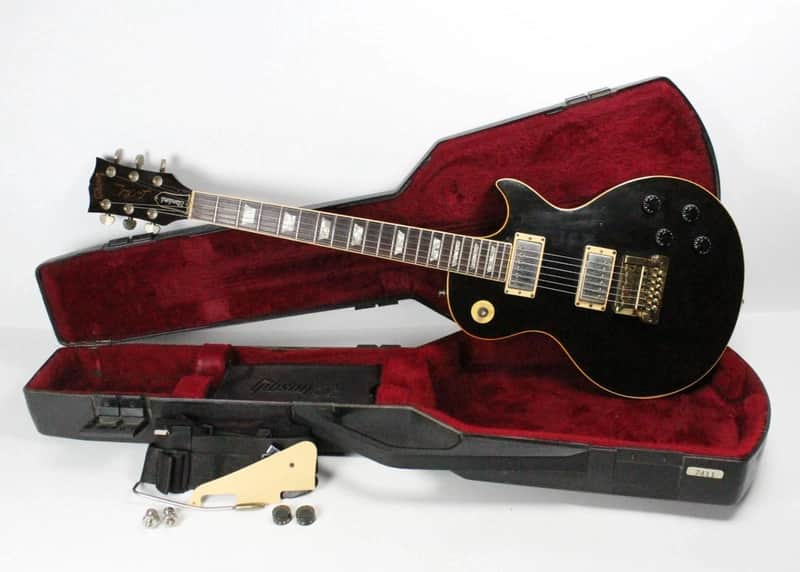 1978 Gibson Les Paul Standard Factory Black Kahler Tremolo ~Killer RELIC~ Chainsaw Case 1970s USA LP image 1