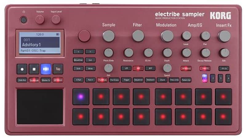 Korg Electribe Sampler Music Production Station in Red image 1