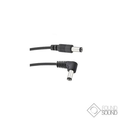 Voodoo Lab PPBAR-RS - 2.1mm Straight to R/A Barrel Cable Centre Negative Polarity - 46cm image 1