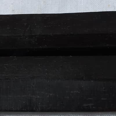 Archtop guitar Lowboy Bridge Gold Wheels Posts Ebony Black image 3