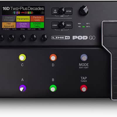 Line 6 POD GO Multi-Effect and Amp Modeler 2020 - Present - Black image 1