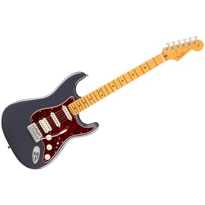 American Professional Classic Stratocaster HSS MN Faded Black + Housse Fender image 2