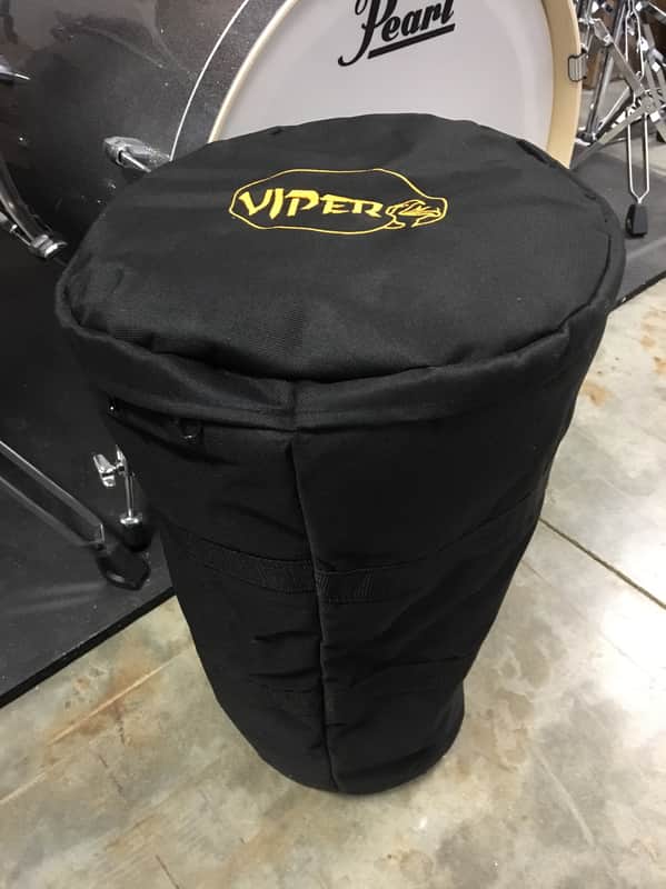 Viper Djembe Gig Bag - Black, Fits Up To 50 cm High and Up To 10" Heads image 1