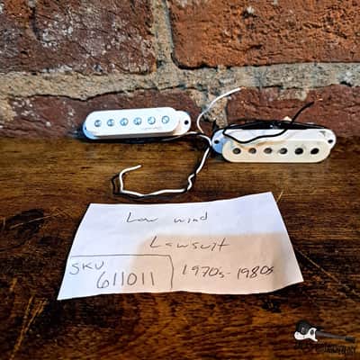 Low Wind Lawsuit Era Single Coil Pickups - Set of 2 (1970-80s - White) image 6
