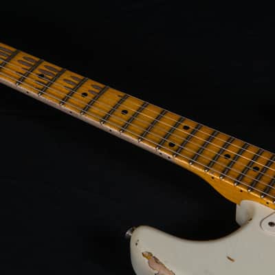 Fender Custom Shop Masterbuilt Kyle McMillin 1958 Stratocaster Journeyman Relic Aged White Blonde 2023 -Mint image 9