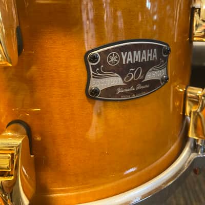 Yamaha 50th Anniversary Hybrid Maple Shell Pack - Curly Maple Antique Natural image 2