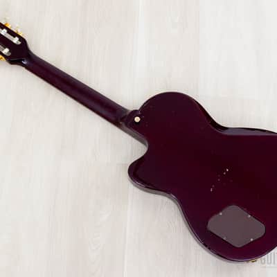 1993 Gibson Chet Atkins CE Classical Wine Red Cutaway Acoustic Electric Nylon String Guitar w/ Case & Tags, Yamano image 13