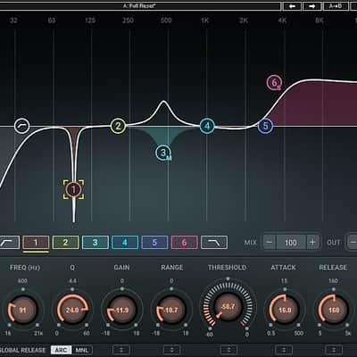 Waves F6 Floating-Band Dynamic EQ image 1