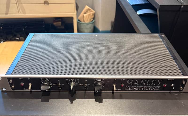 Manley Dual Mono Mic Preamp DMMPD - All Tube - Excellent Condition image 1