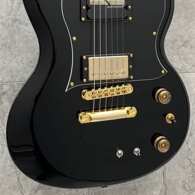 Schecter Zacky Vengeance Signature Guitar H6Llyw66D-S w/ Sustainiac Pickup Gloss Black 545-SHC image 1
