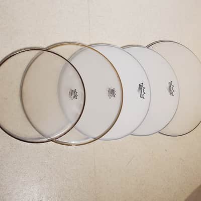 5PC Remo 12", 3x14", 16" Batter Heads Lot - As New - Save $ image 2