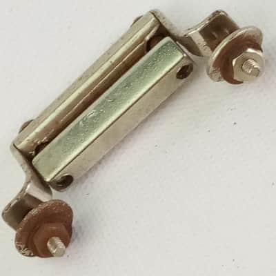 Gretsch 1 15/16"Snare Drum Butt Plate Nickel Vintage Broadkaster40s Square Clamp image 2