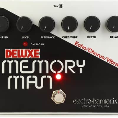 Electro-Harmonix Deluxe Memory Man Analog Delay / Chorus / Vibrato Pedal (MemoryManXOd2) image 1