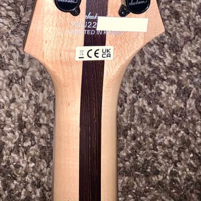 Jackson Pro Series Dinky DK Modern Ash FR6 - Ebony Fingerboard, Baked White  Floyd rose fishman electric guitar image 9