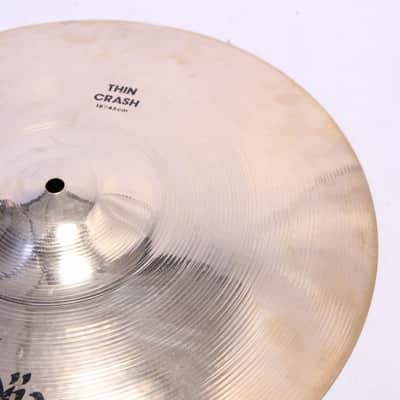 ZILDJIAN 90s A. Zildjian Thin Crash Brilliant 18-inch 1362g Zildjian Crash Cymbal (08/14) image 4