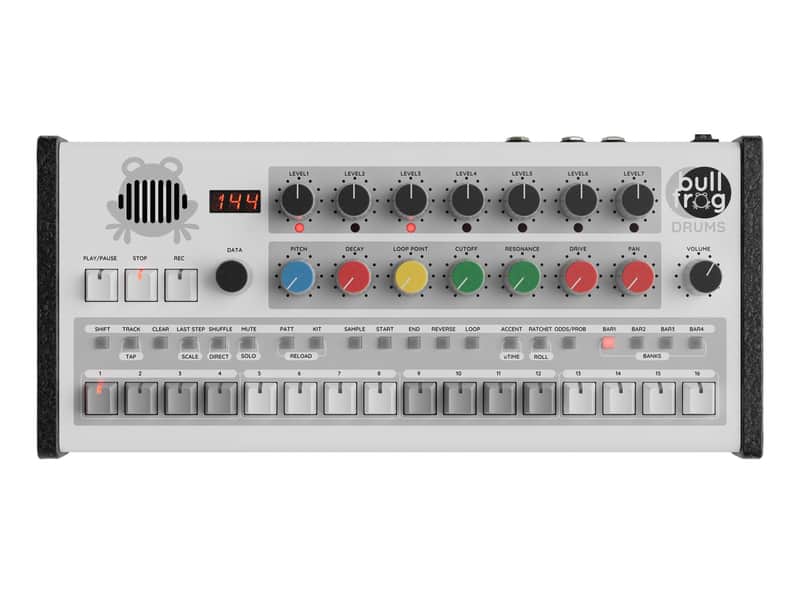 Erica Synths Bullfrog Drums Sample-Based Drum Machine image 1