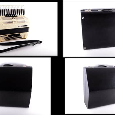 Immagine Rare German Made TOP Quality Accordion Weltmeister Unisella - 80 bass, 8 switches + Original Hard Case & Shoulder Straps - Excellent - Video - 22