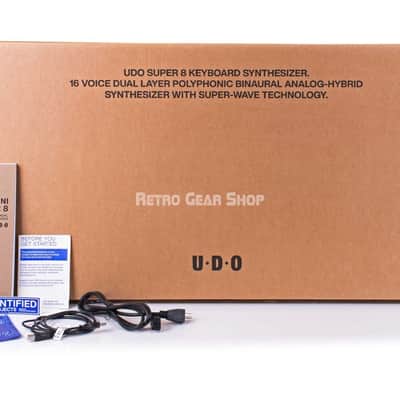UDO Audio Super 8 16-voice Polyphonic, Bi-timbral Analog-hybrid Synth In stock image 8