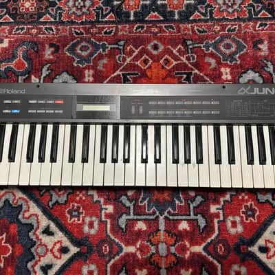 Roland Alpha Juno-1 49-Key Programmable Polyphonic Synthesizer 1985 - 1988 - Black