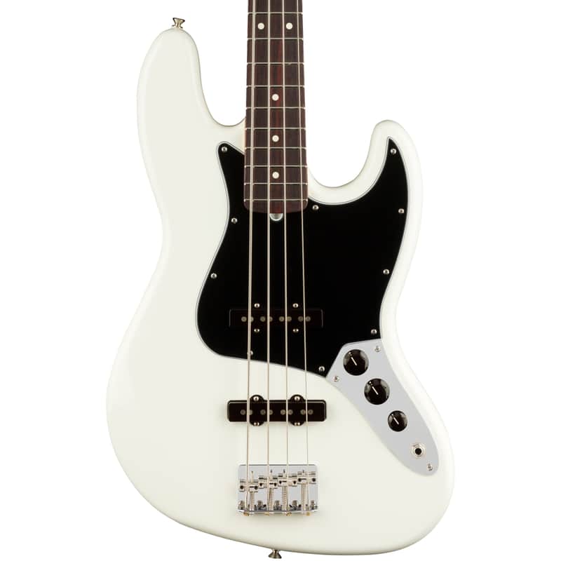 Fender American Performer Jazz Bass with Rosewood Fretboard - Arctic White image 1