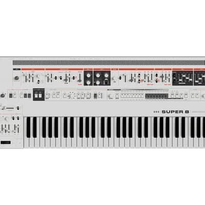 UDO Super 8 Polyphonic Hybrid Keyboard Synthesizer (White) image 1