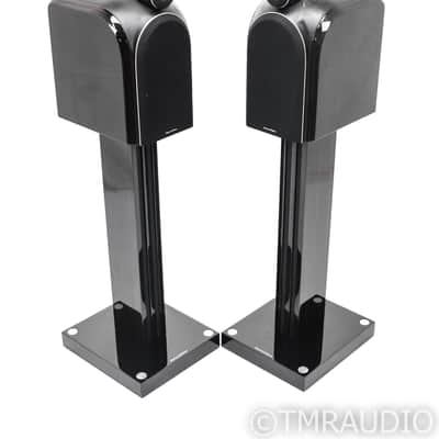 B&W PM1 Bookshelf Speakers; PM-1; Mocha Gloss Pair w/ Stands image 2