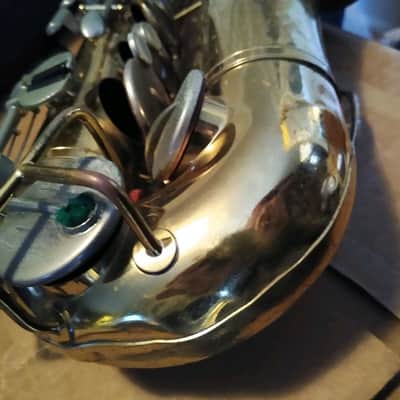 Buescher Alto Saxophone USA w/ case/neck/MP/strap, acceptable condition image 8