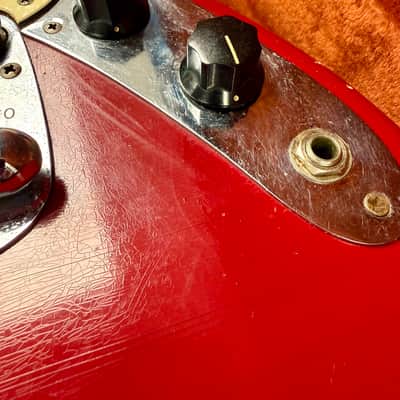 Fender Mustang Electric 1965, Red with Hardshell Case - Pre Owned image 9