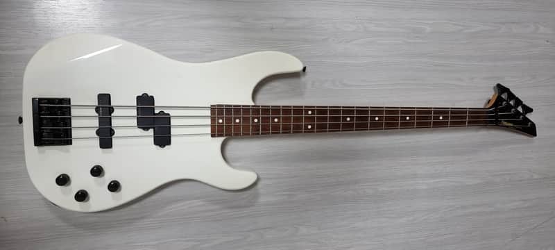 Fernandes PJ-60 Active bass 1980s White active japan made +Really good sound FGI technology -110$ image 1