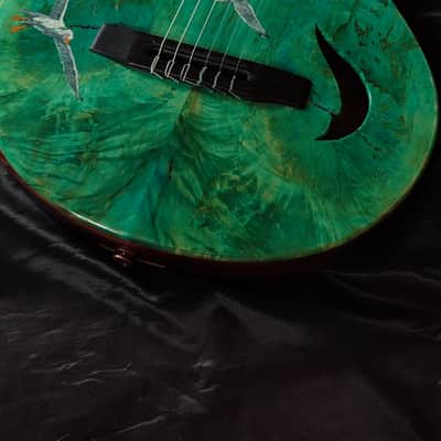 Liuteria MN Guitars Classic Guitar Slim model 2026 - Dyed blue image 10