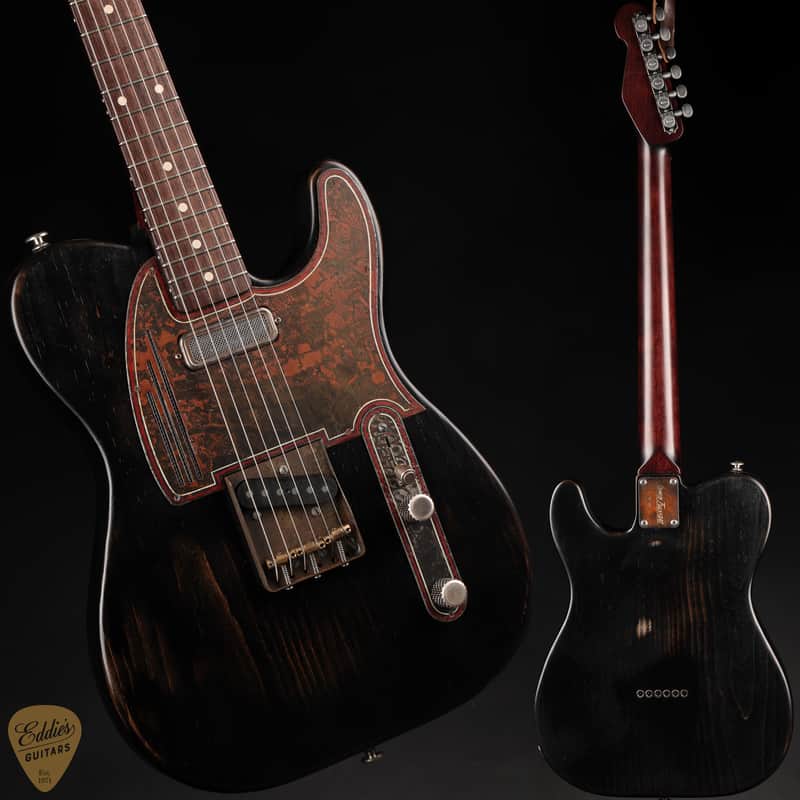 James Trussart SteelGuardCaster Rust O Matic Pinstriped - Black image 1