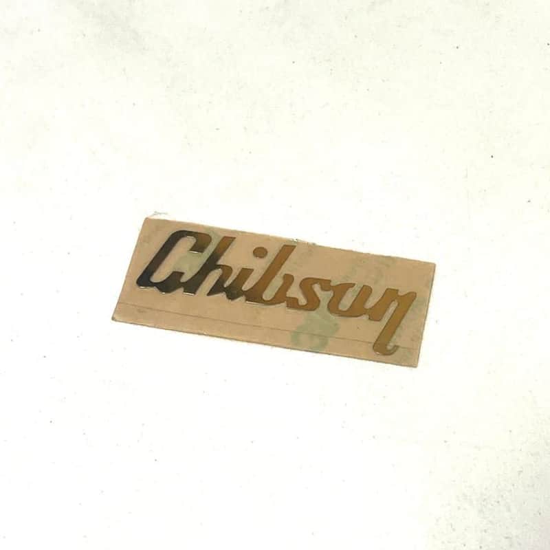 Chibson USA Gold Foil Headstock Logo Decal - 2 Pack image 1
