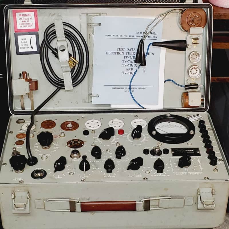 TV-7 B/U Military Tube Tester refurbished/calibrated Feb 2026 image 1