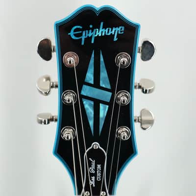 Epiphone Les Paul Custom Limited Edition Blue Widow w/Bag image 5